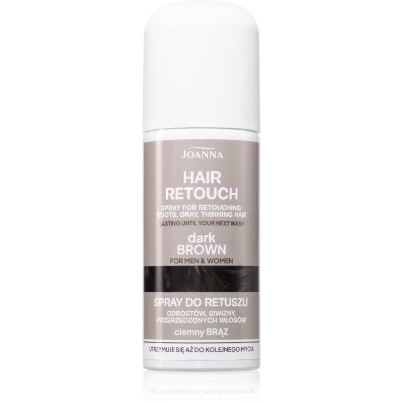 Joanna Hair Retouch Spray spray to cover greys Dark Brown 75 ml