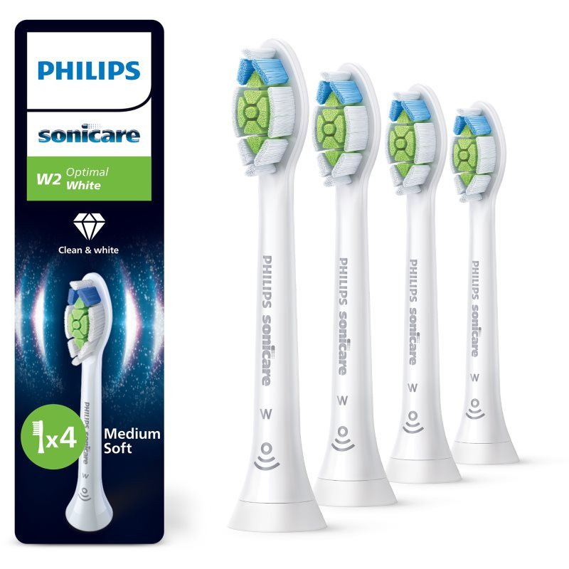 Philips Sonicare Optimal White HX6064/87 toothbrush replacement heads 4 pc