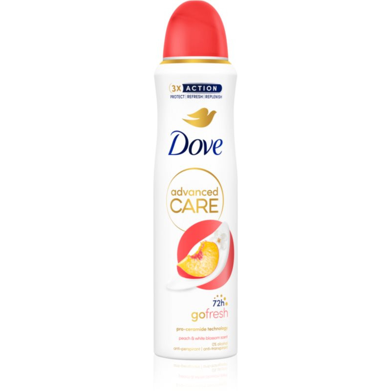 Dove Advanced Care Peach & White Blossom antiperspirant for women 150 ml