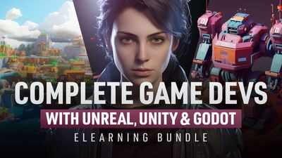 Complete Game Devs with Unreal, Unity & Godot eLearning Bundle