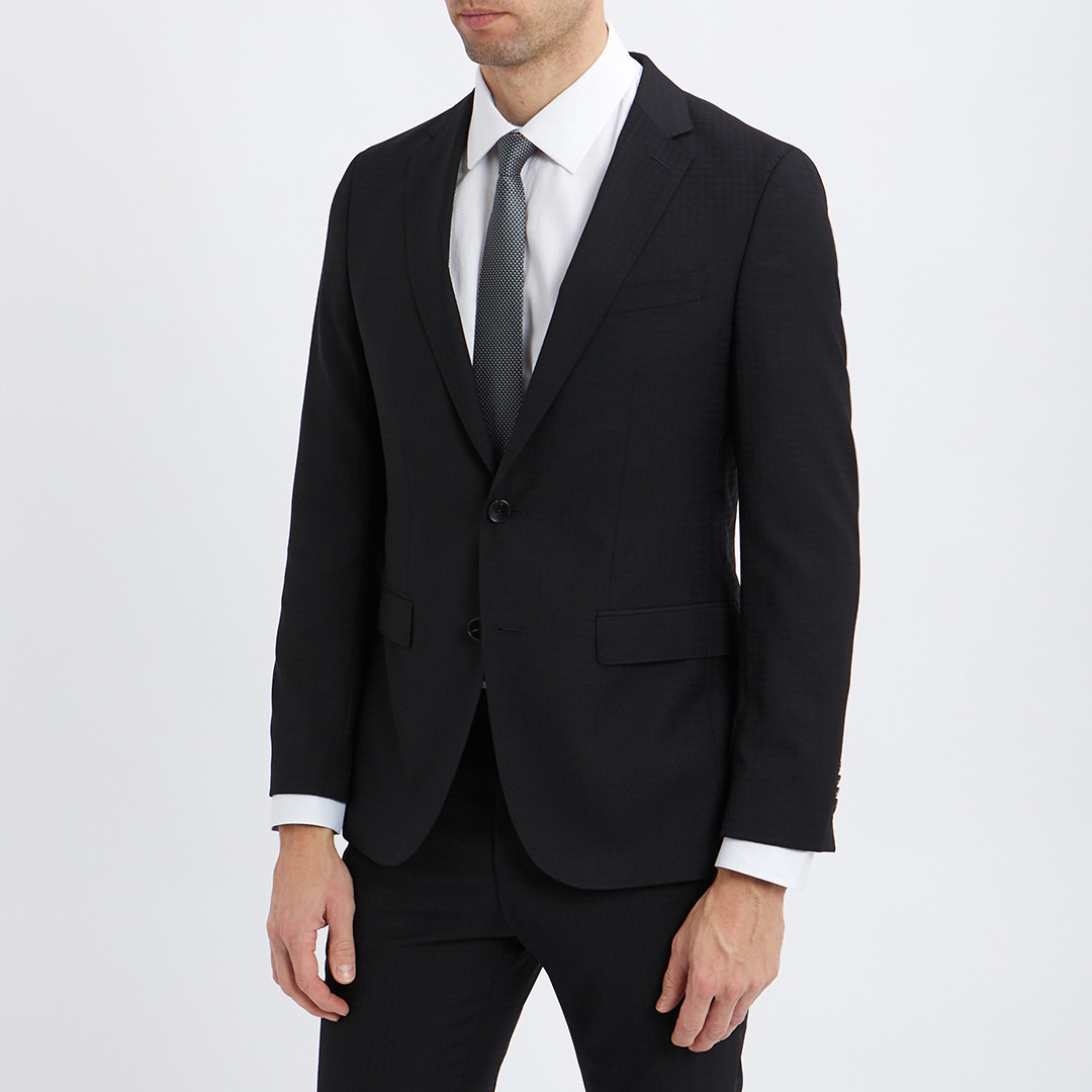 Black Novan Wool Jacket