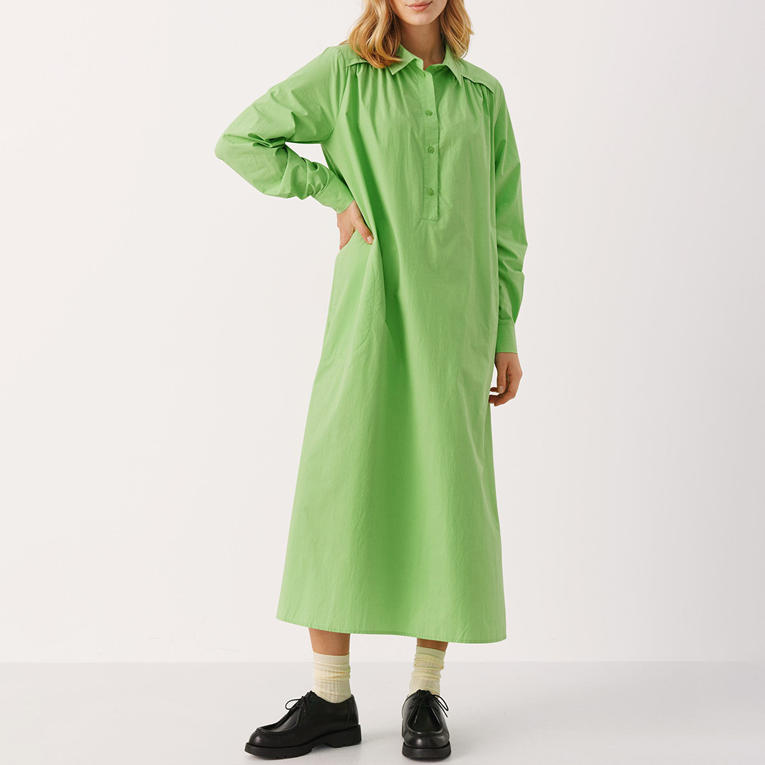 Green Smilla Cotton Dress