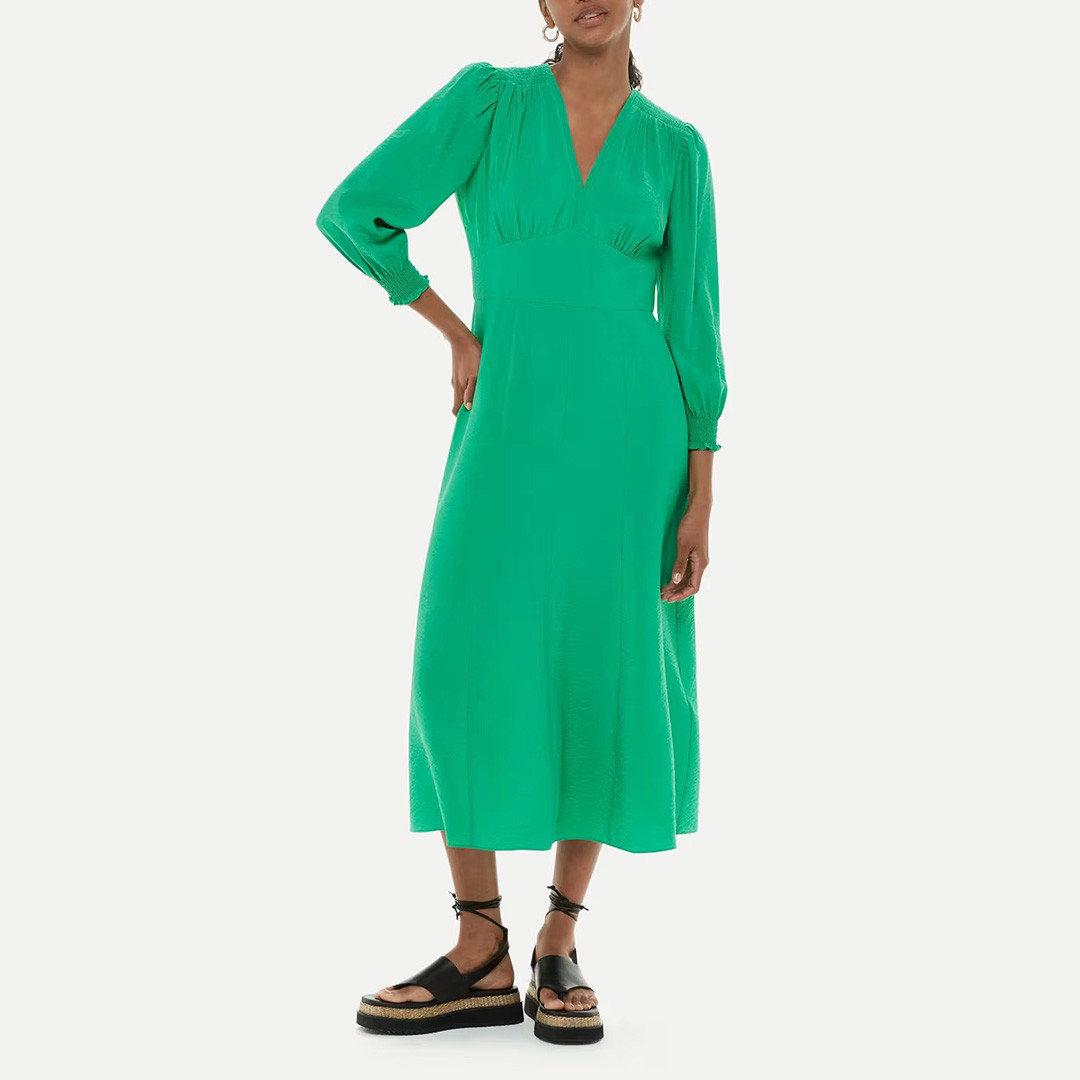 Green Sula Midi Dress