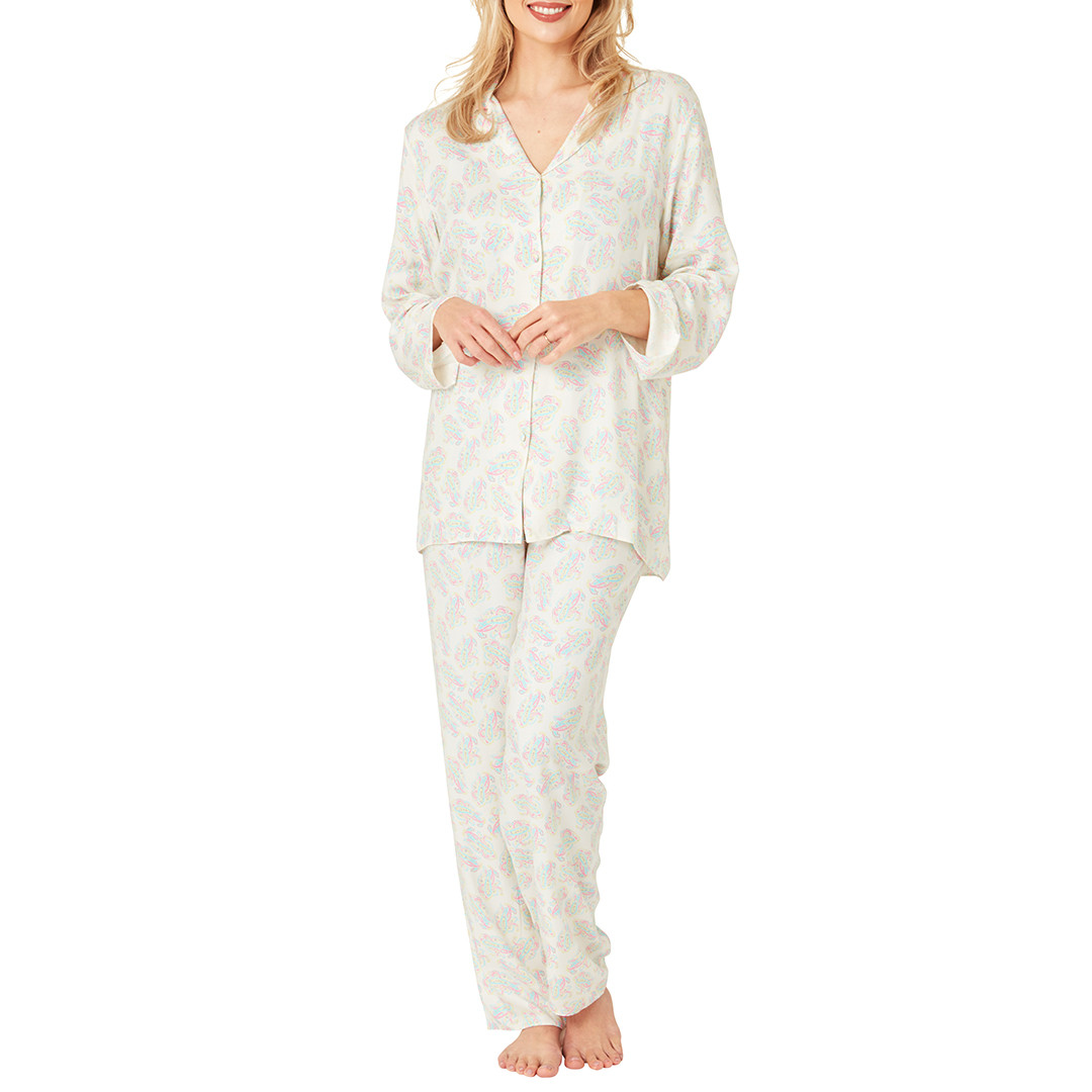 Paisley Revere Collar Pyjama Set