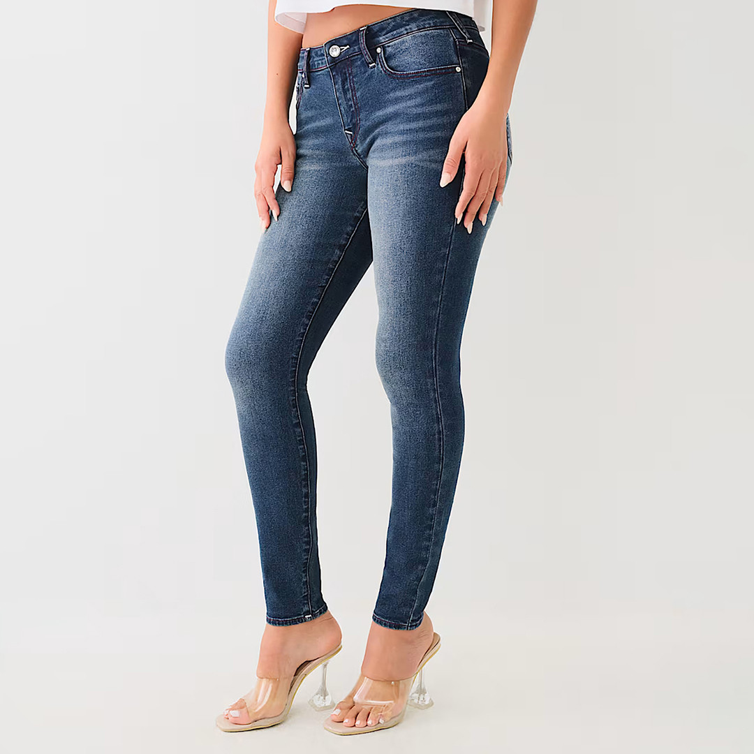 Dark Blue Jennie Skinny Stretch Jeans