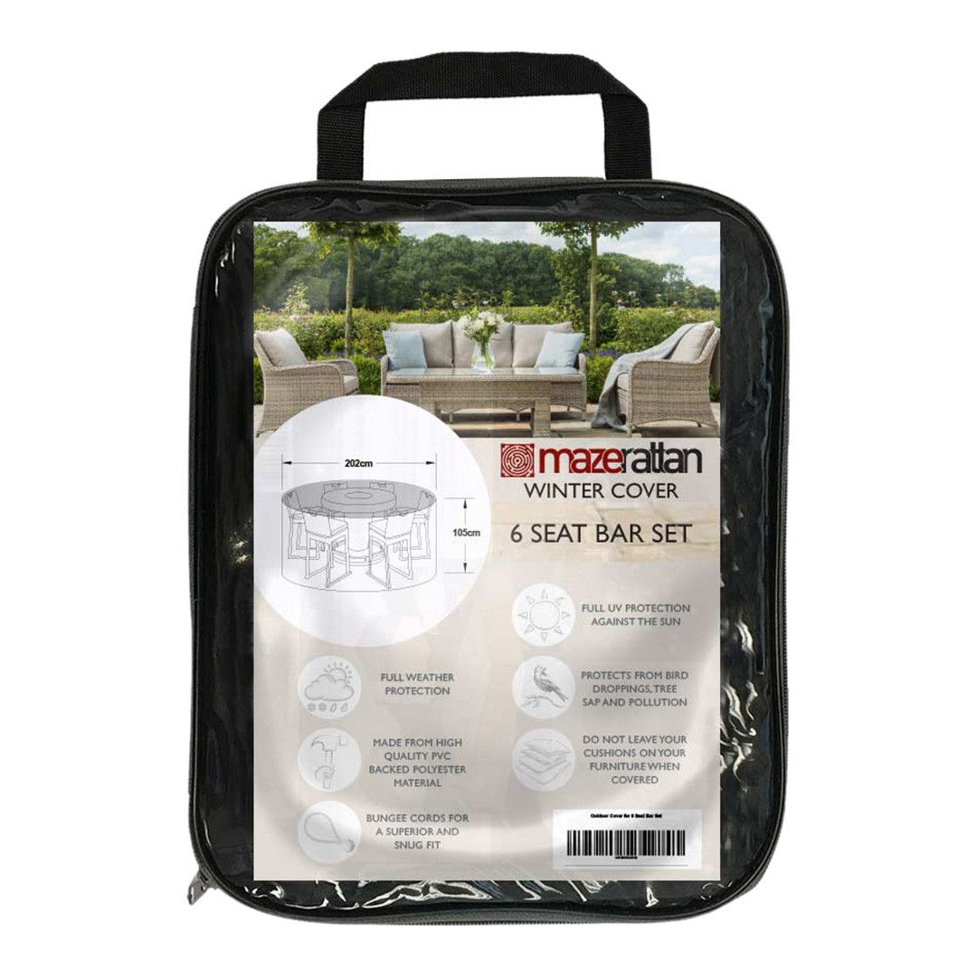 Outdoor Cover for 6 Seat Bar Set
