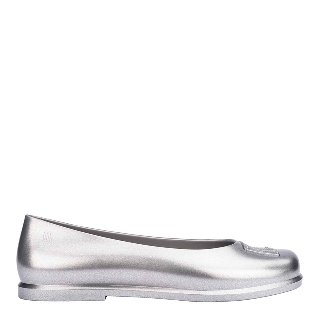 Silver Marc Jacobs Ruby Ballet Flats