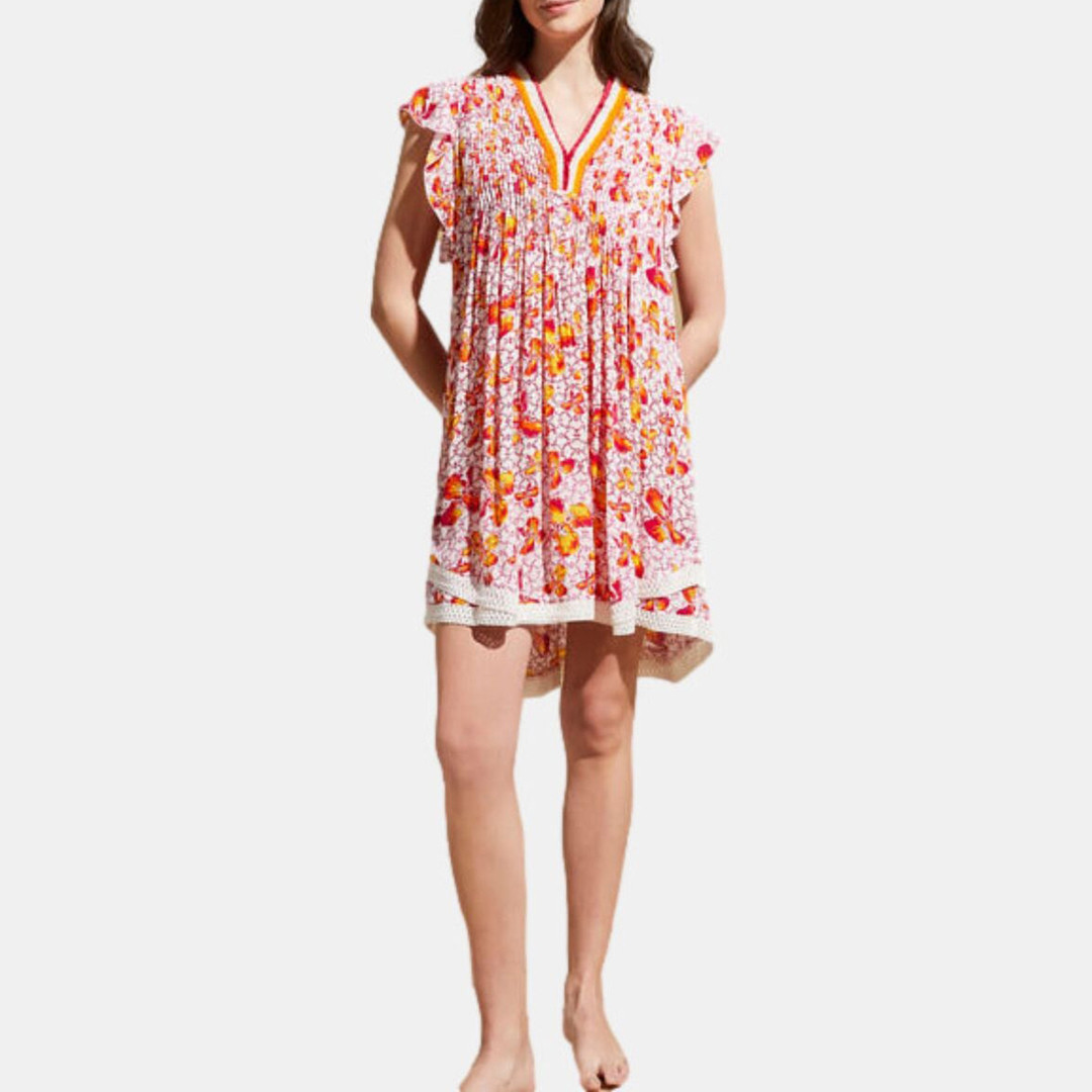 Pink Floral Sasha Mini Dress