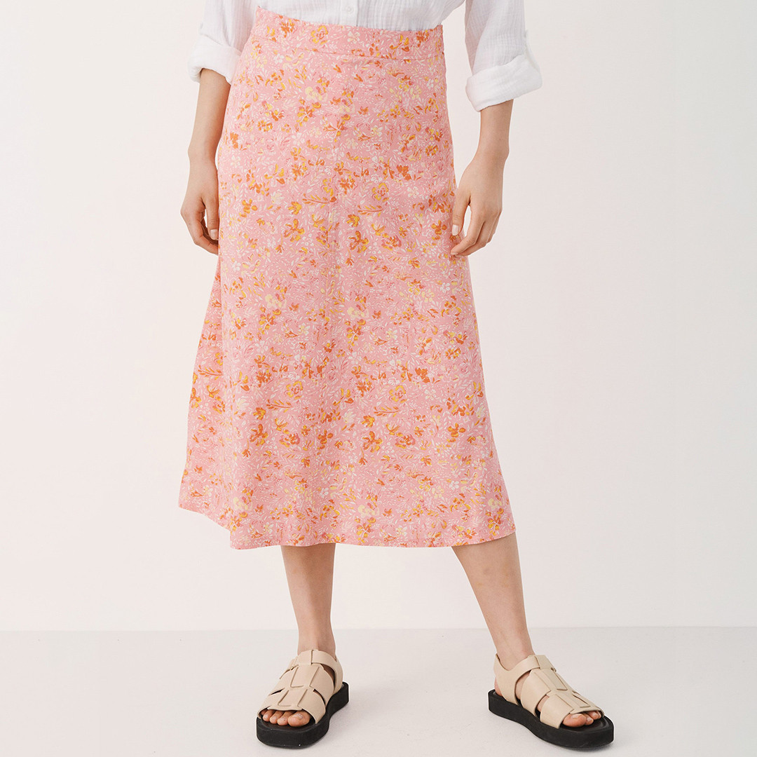 Pink Parveen Printed Skirt
