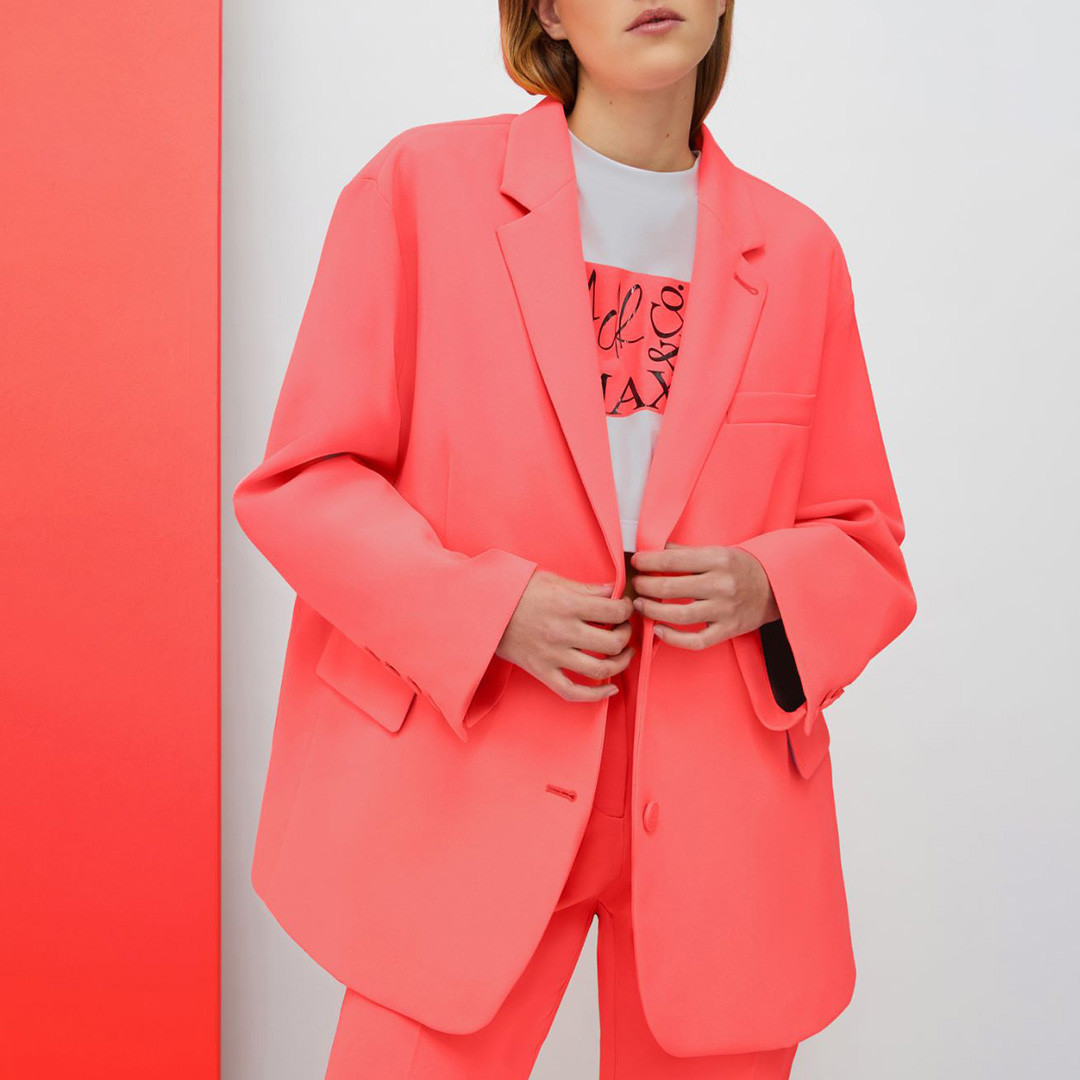 Coral Pink Chou Blazer