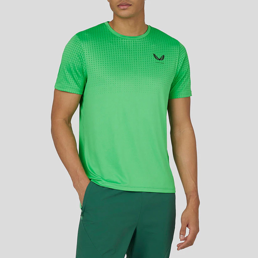 Green Flow Knit T-Shirt