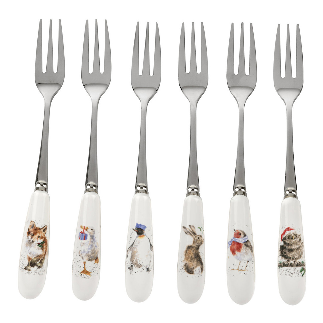 Set of 6 Pastry Forks