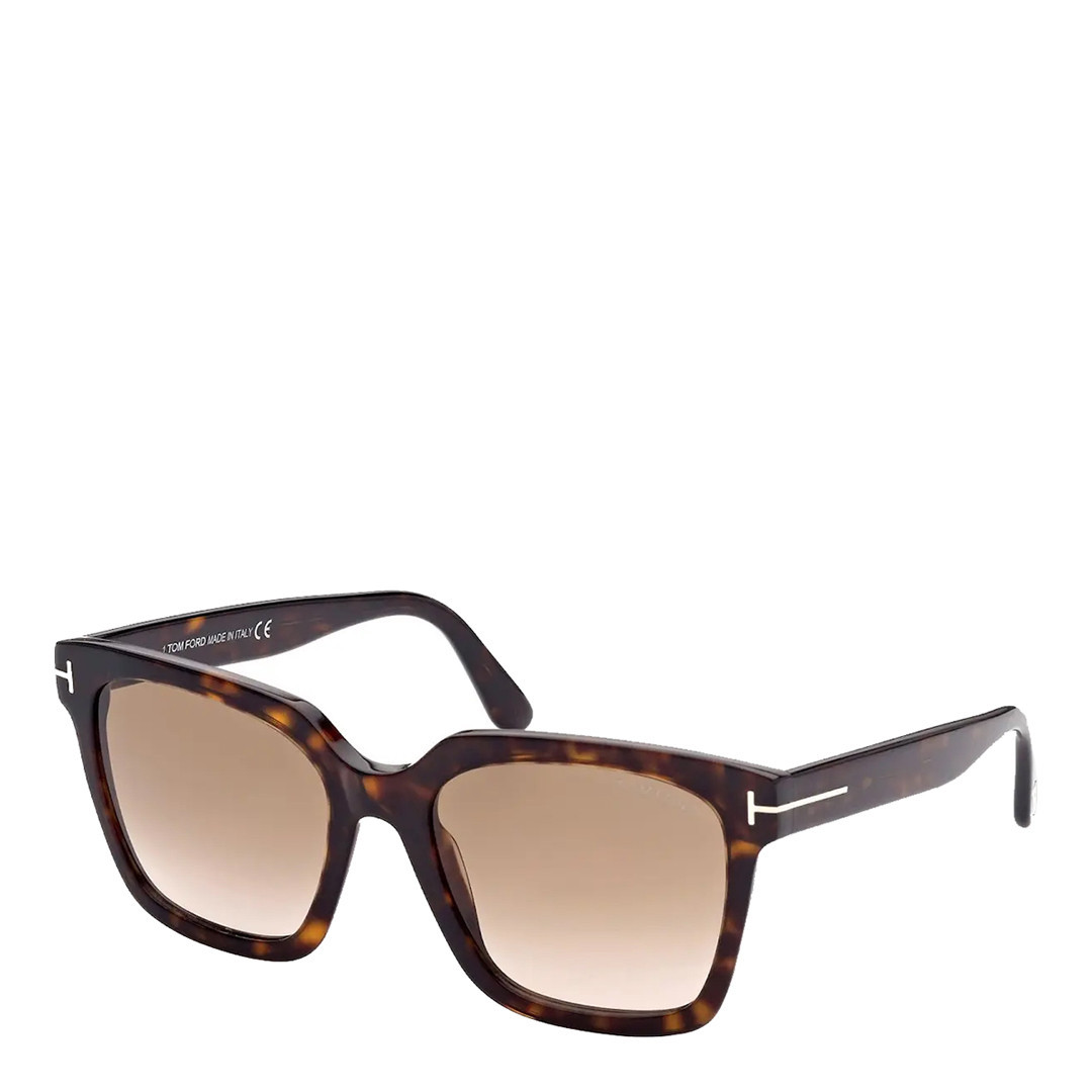 Dark Havana Tom Ford Lauren Sunglasses 52mm