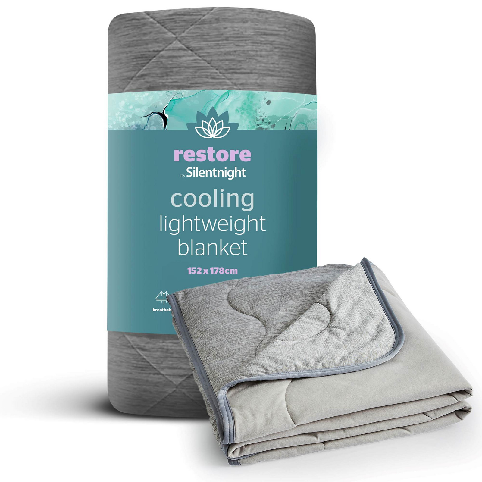 Silentnight Restore Lightweight Cooling Throw