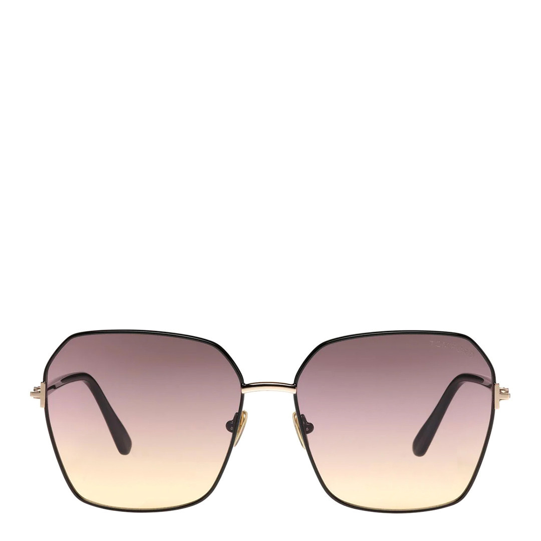 Black Tom Ford Claudia Sunglasses 62mm