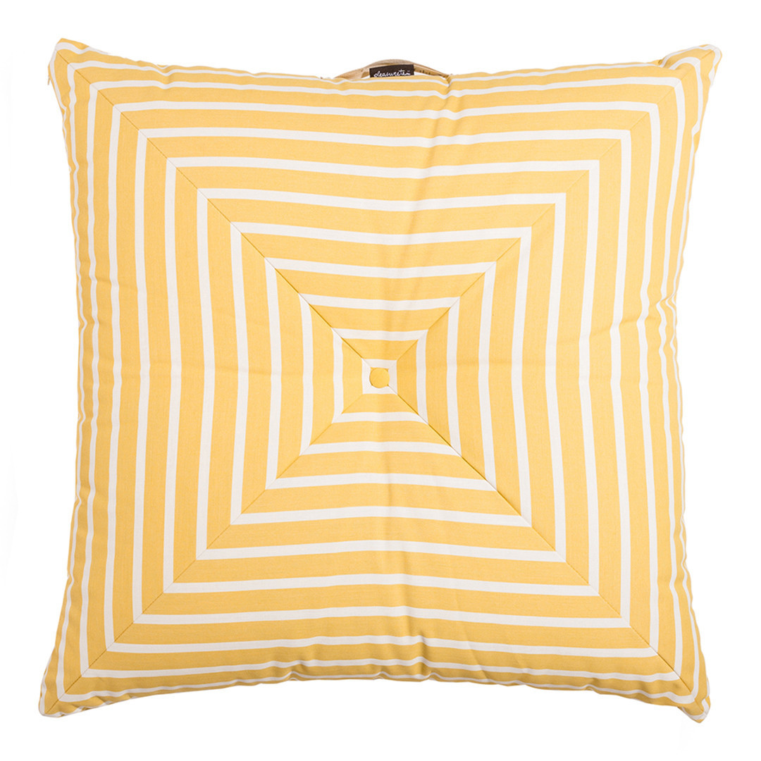 Monaco Mimosa Stripe Floor Pillow