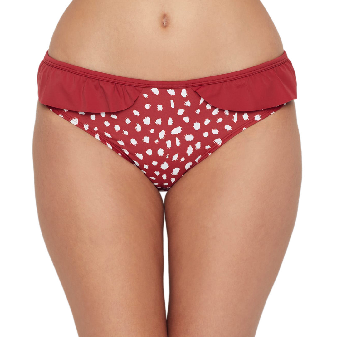 Brick Red Mila Frilled Pant