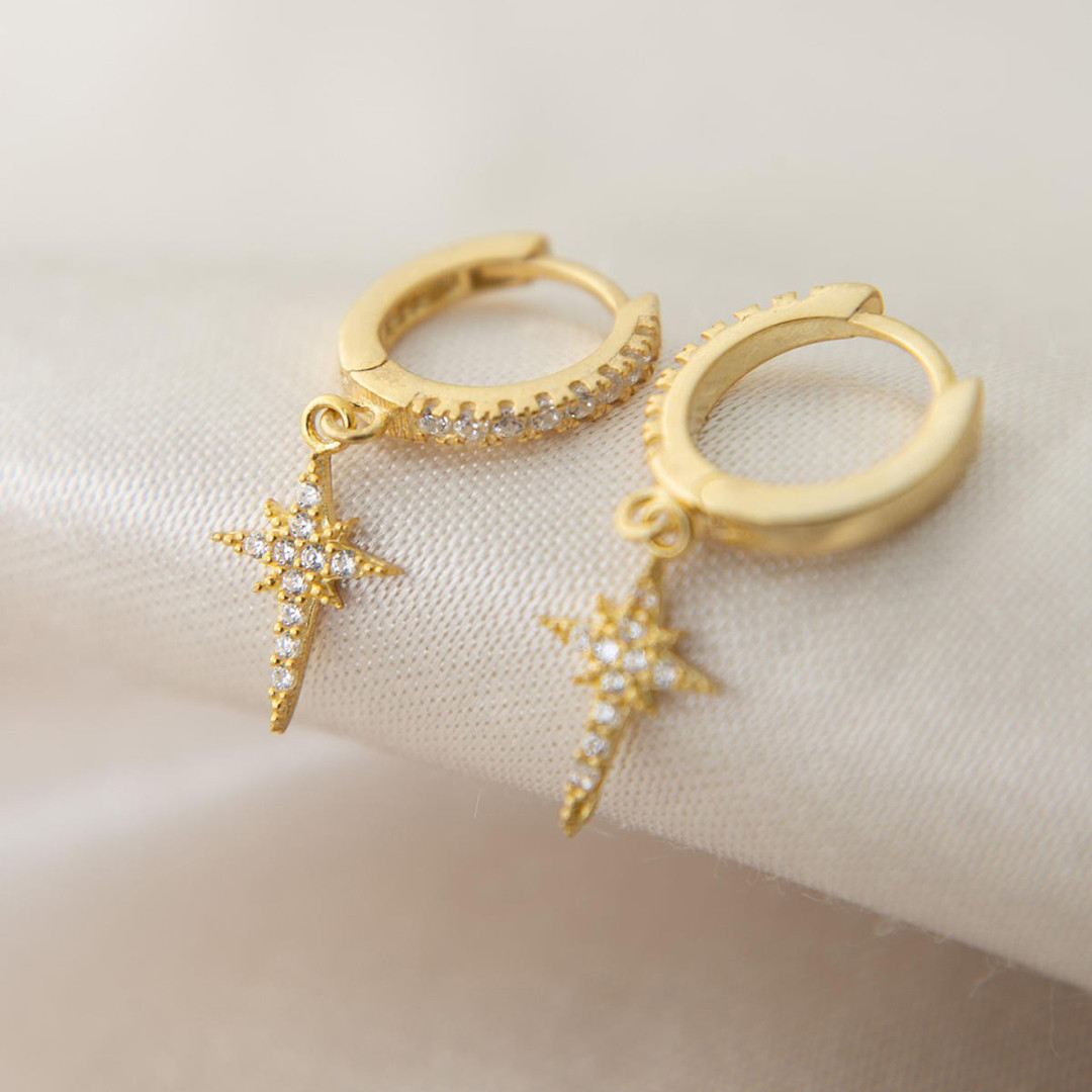 Multicolour Star Earrings