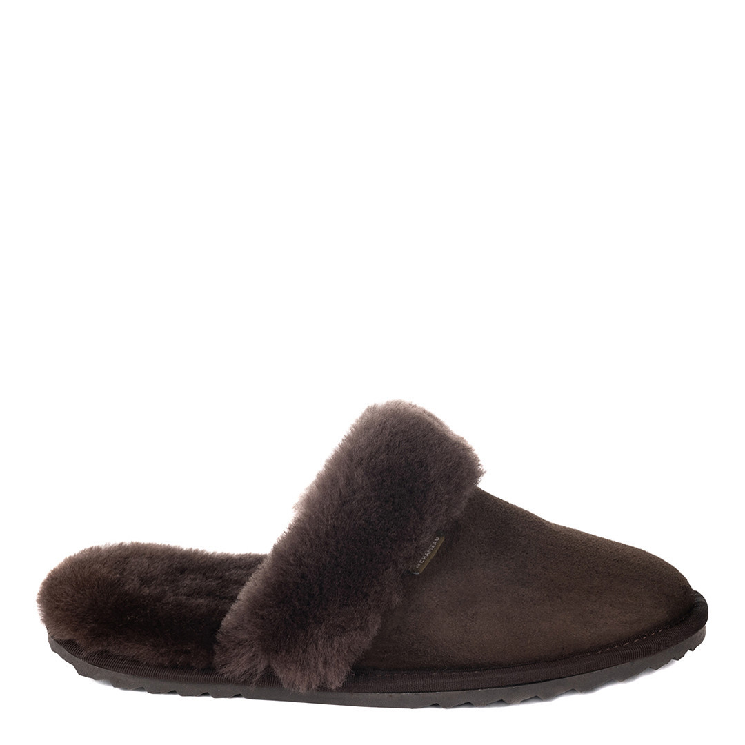 Women's Maroon FoncÃ© Mule Maison Slippers