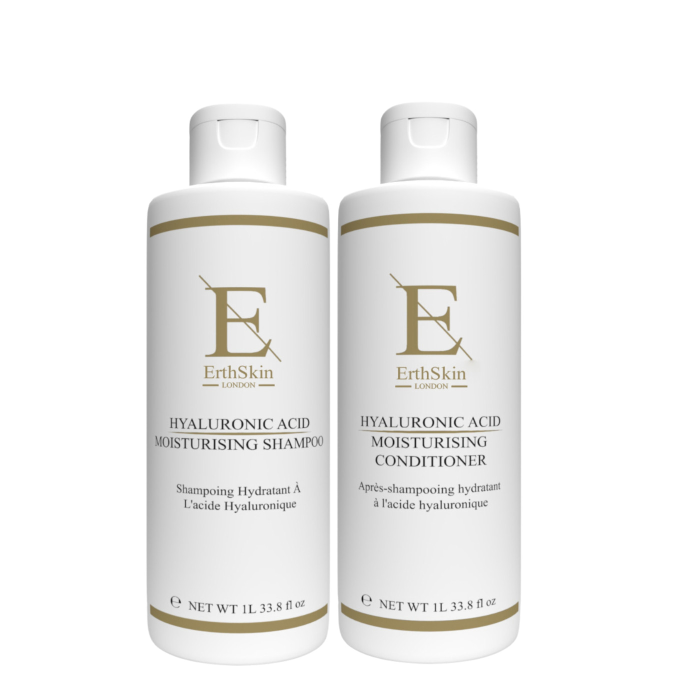 Hyaluronic Acid Moisturising Shampoo 1L + Hyaluronic Acid Moisturising Conditioner 1L