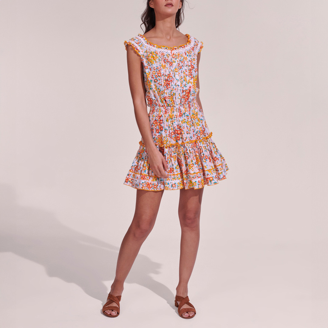 Orange Alba Mini Dress