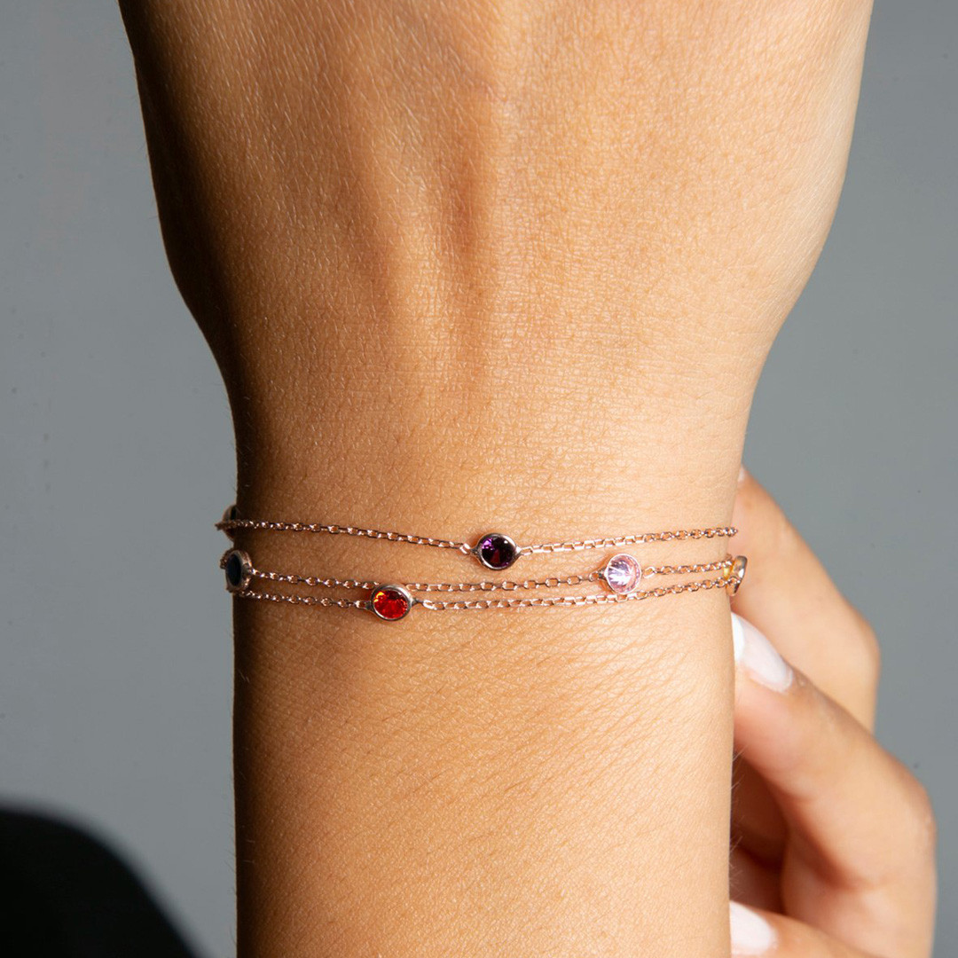 Rose Gold Layered Bracelet