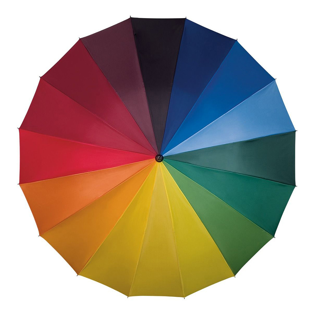 Rainbow Large Golf Umbrella