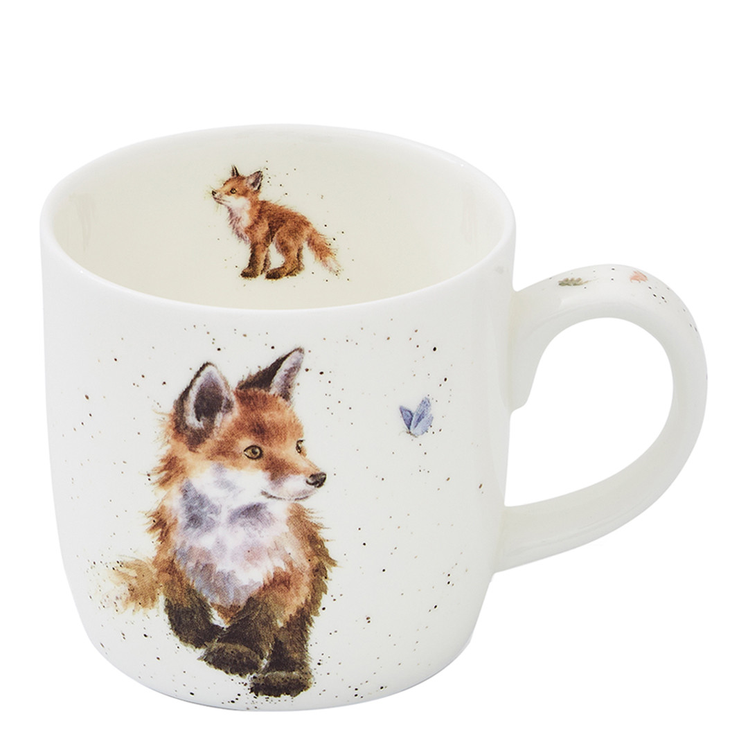 Set of 6 Born to Be Wild Fox Mugs