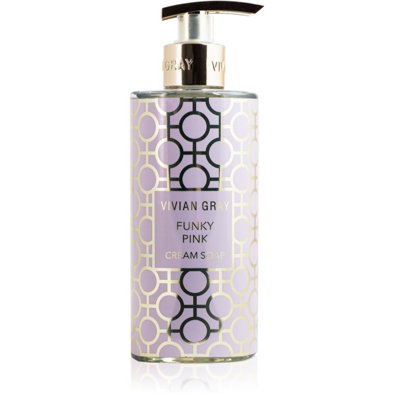 Vivian Gray Funky Pink Vanilla & Patchouli liquid soap for hands with fragrance 400 ml