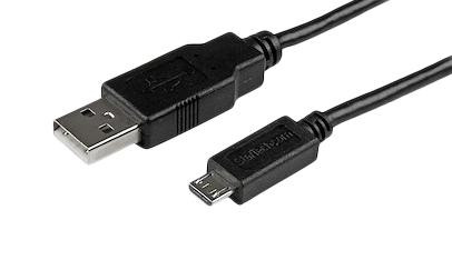 Startech Usbaub15Cmbk Usb Cable, Type A Plug-Micro B, 150mm