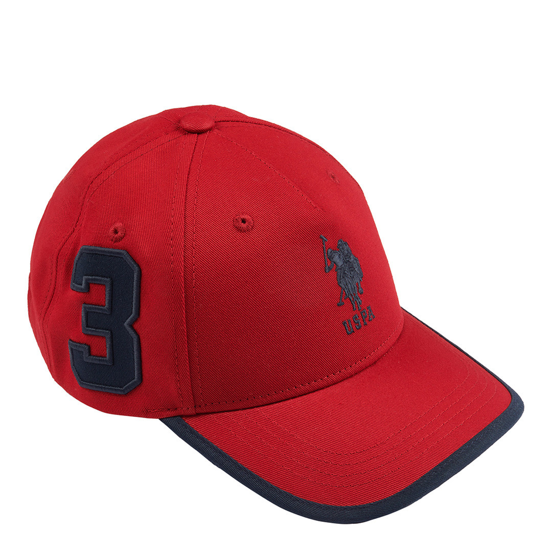 Boy's Red Player Cotton Baseball Cap