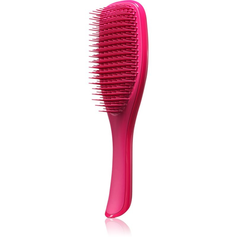 Tangle Teezer The Ultimate Detangler flat brush for straight and curly hair Electric Raspberry 1 pc