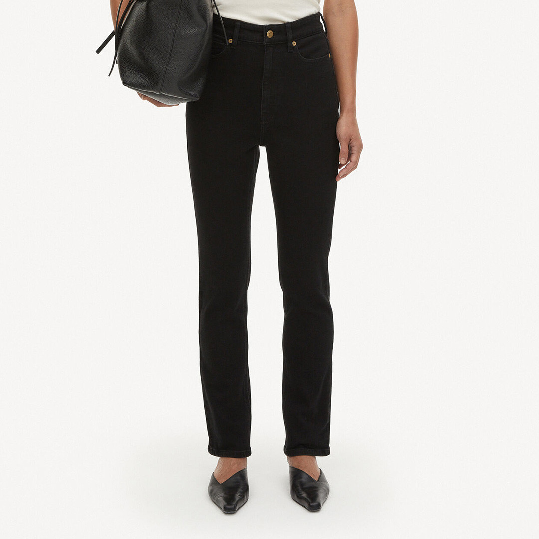 Black Stellen Jeans
