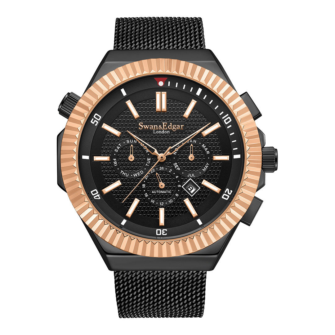 Men's Limited Edition Swan & Edgar Black Watch