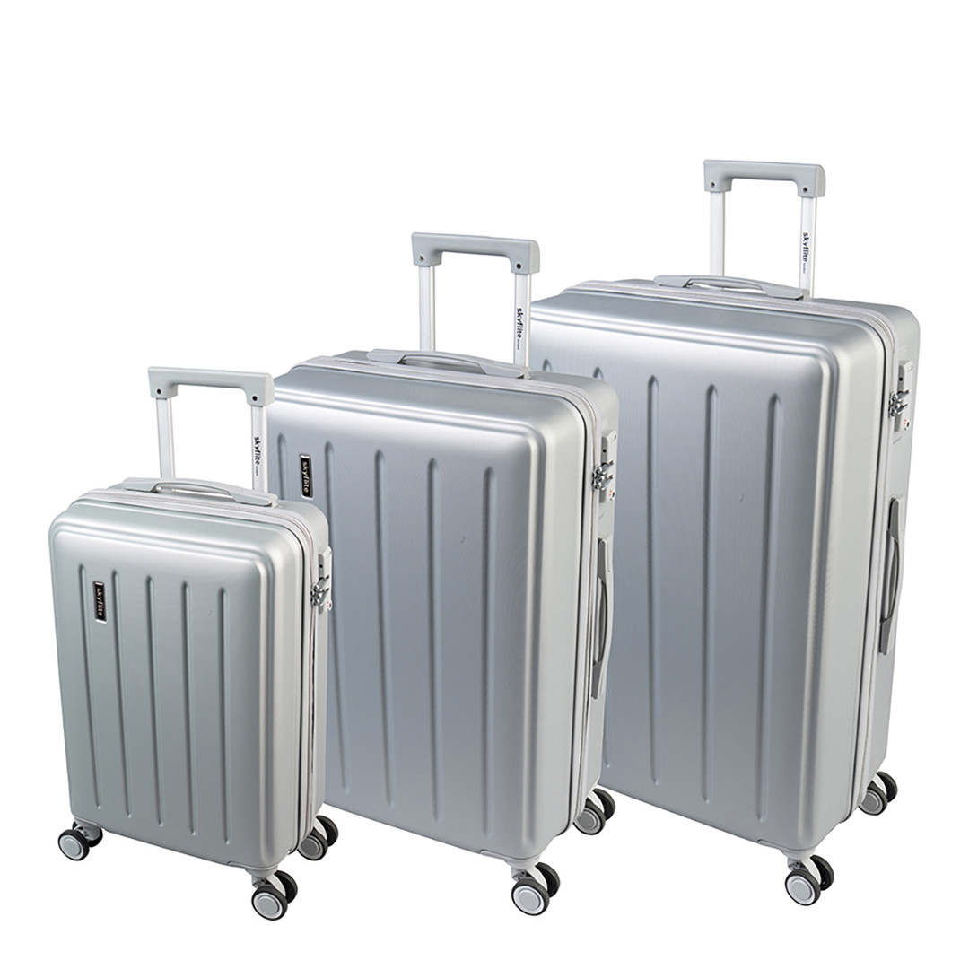 Silver Dolomite 55/67/77cm Trolley Cases