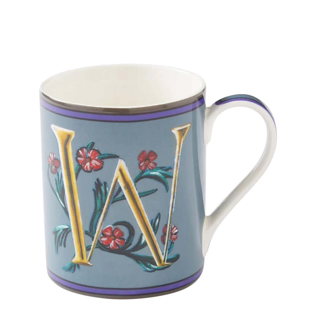 Kit Kemp Alphabet Mug - W