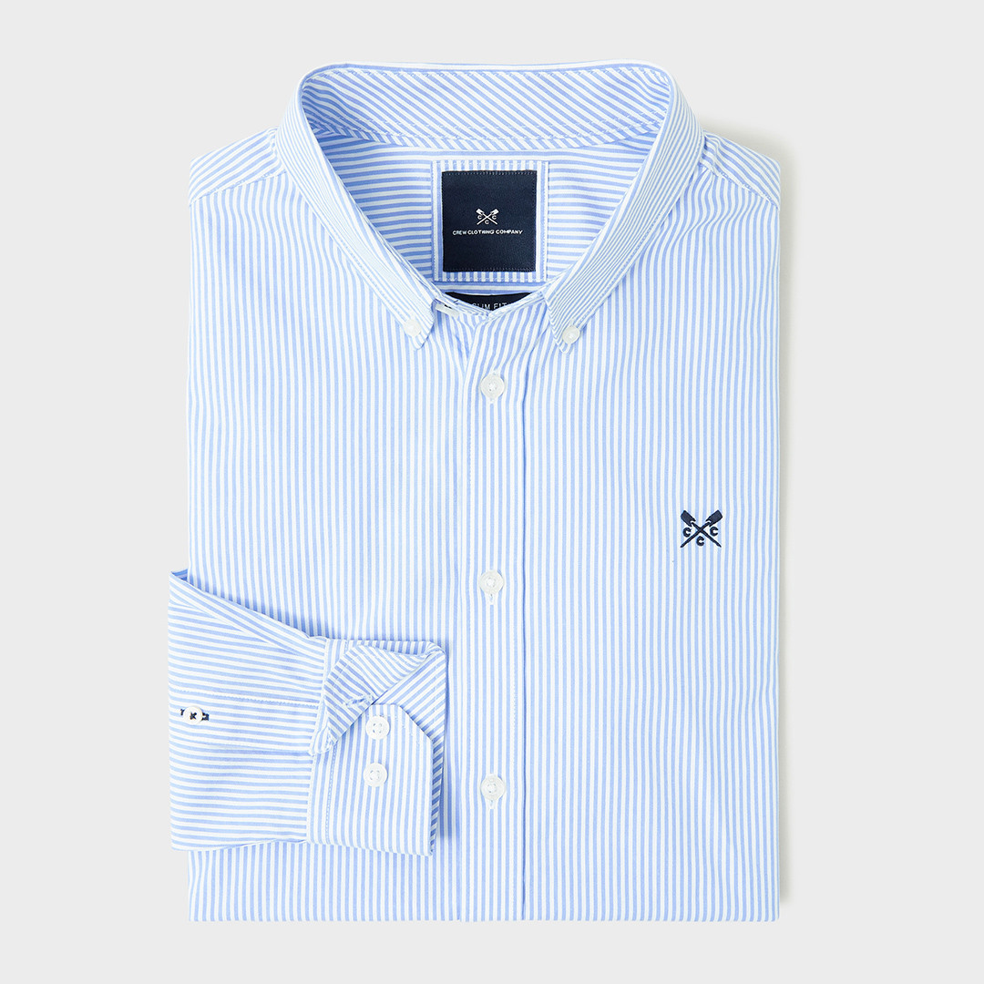 Blue Stretch Stripe Shirt