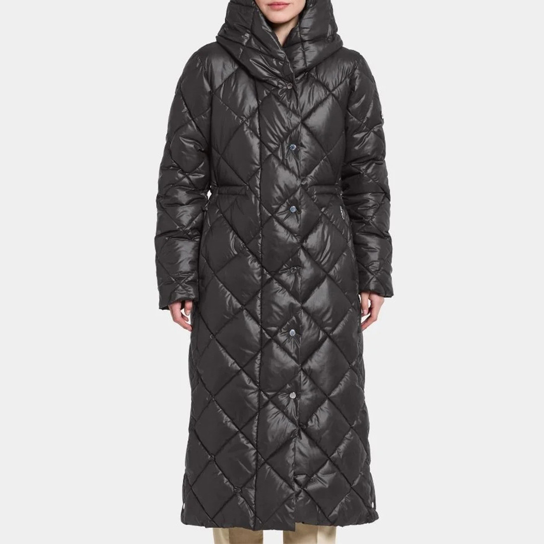 Black Saga Long Padded Coat