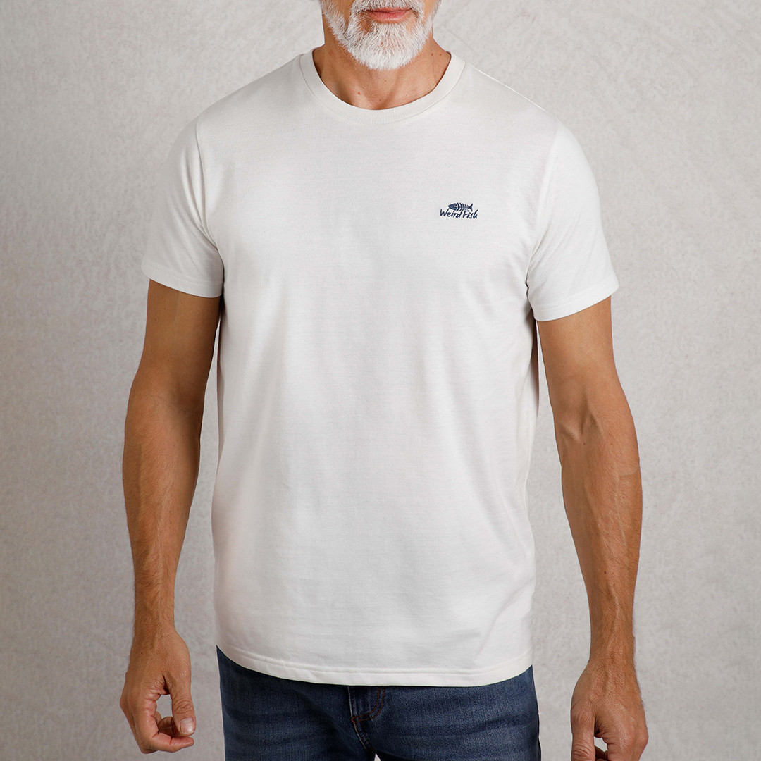 White Hooked Branded T-Shirt
