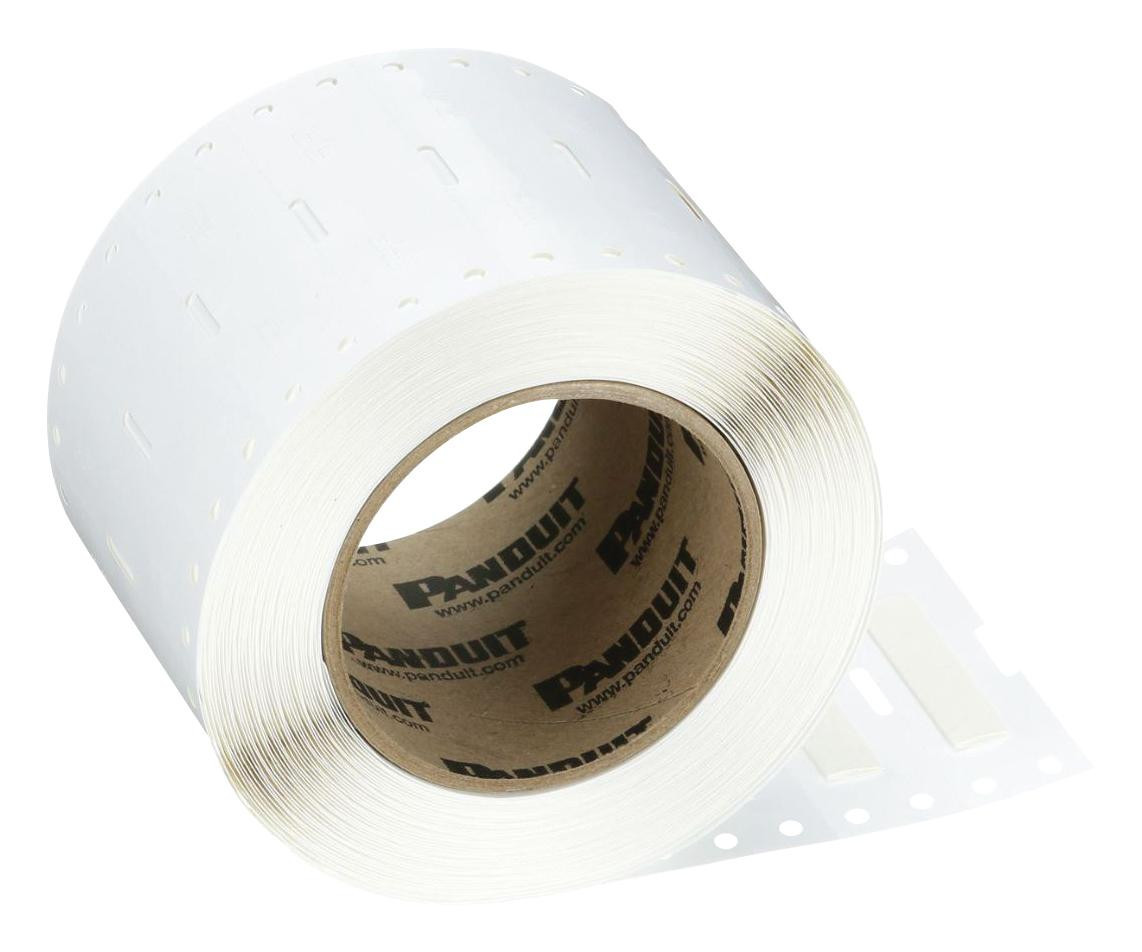 Panduit H100X044H1T Heat-Shrink Marker, 11.18mm X 25.4mm, White