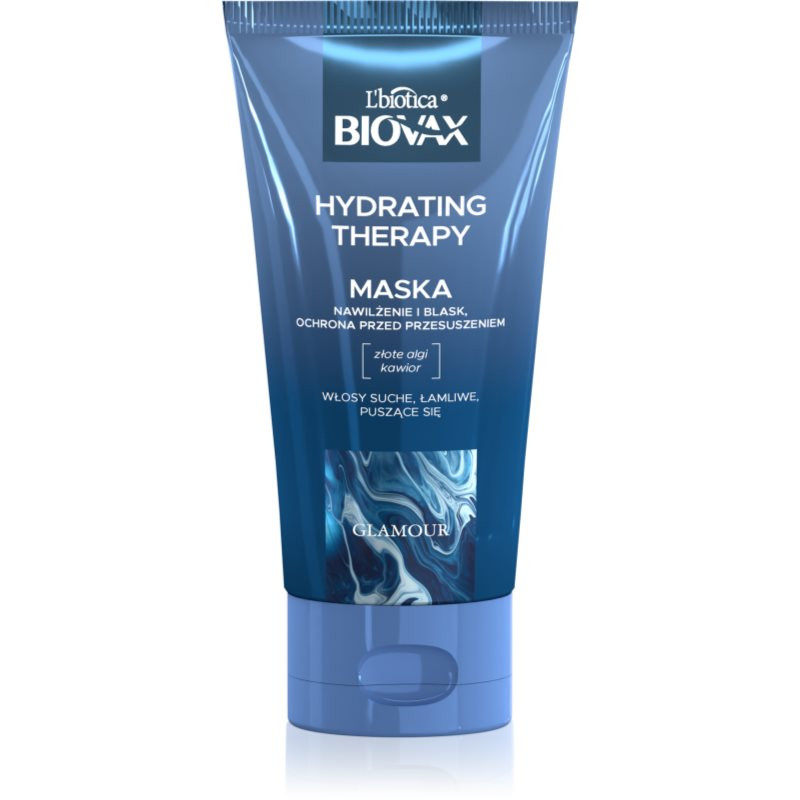 Biovax Glamour Hydrating Therapy hydrating mask for dry and unruly hair 150 ml