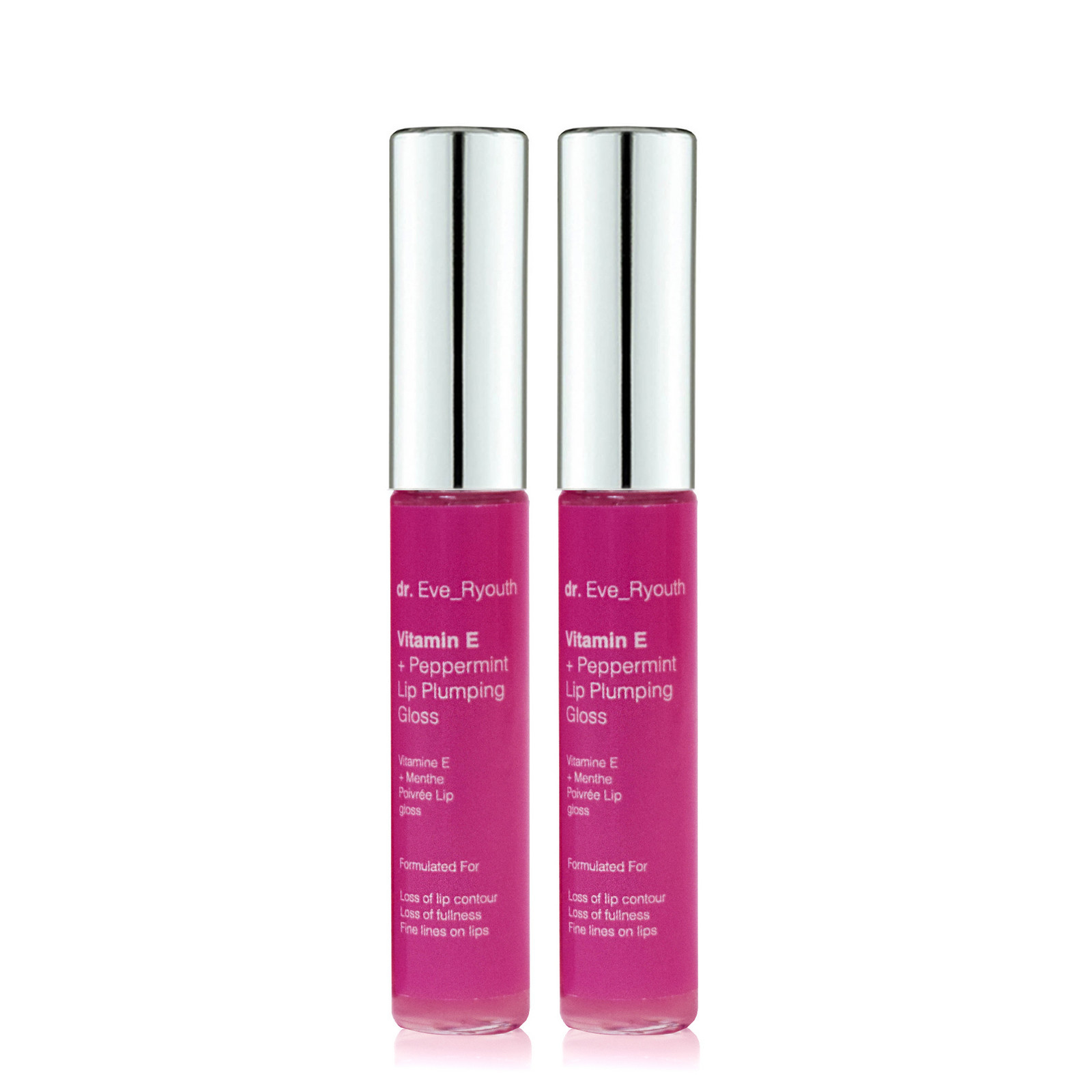 2 x Vitamin E and Peppermint Lip Plumps 8ml