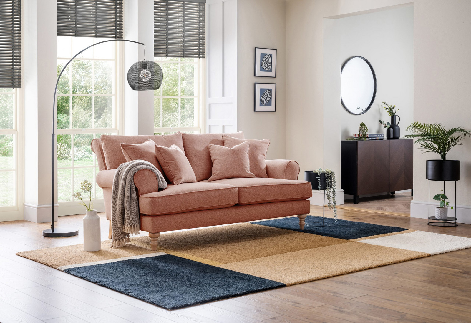 Marylebone Small Sofa Faro Coral