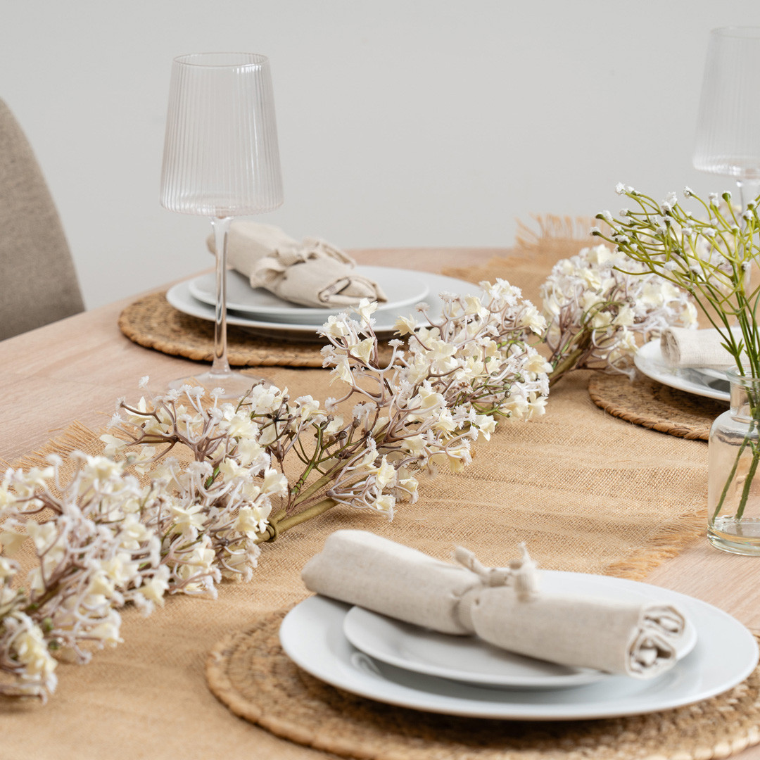 Dried Effect Gypsophila Garland 120cm