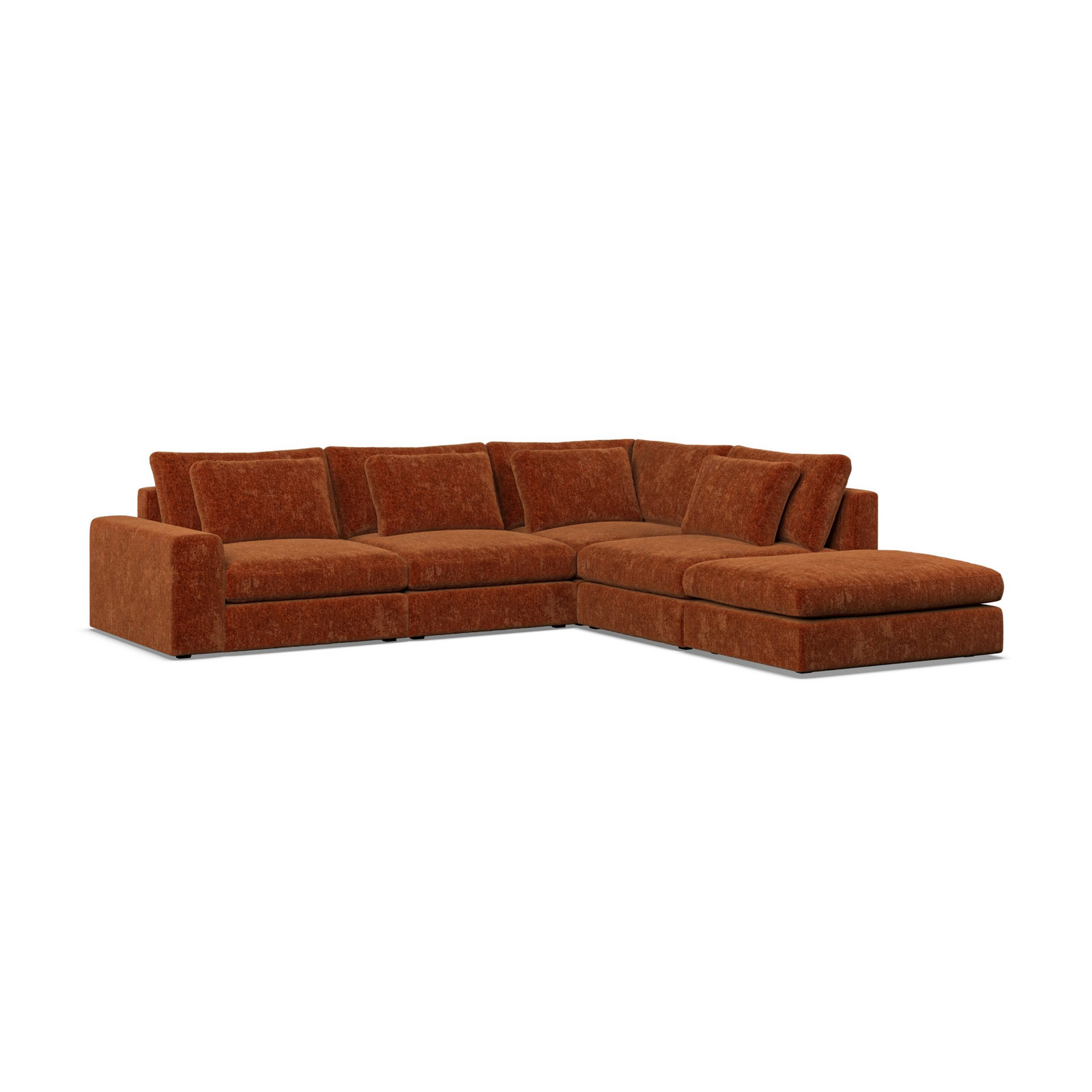 Model Eight  Corner Chaise RHF Symphony Deep Terra
