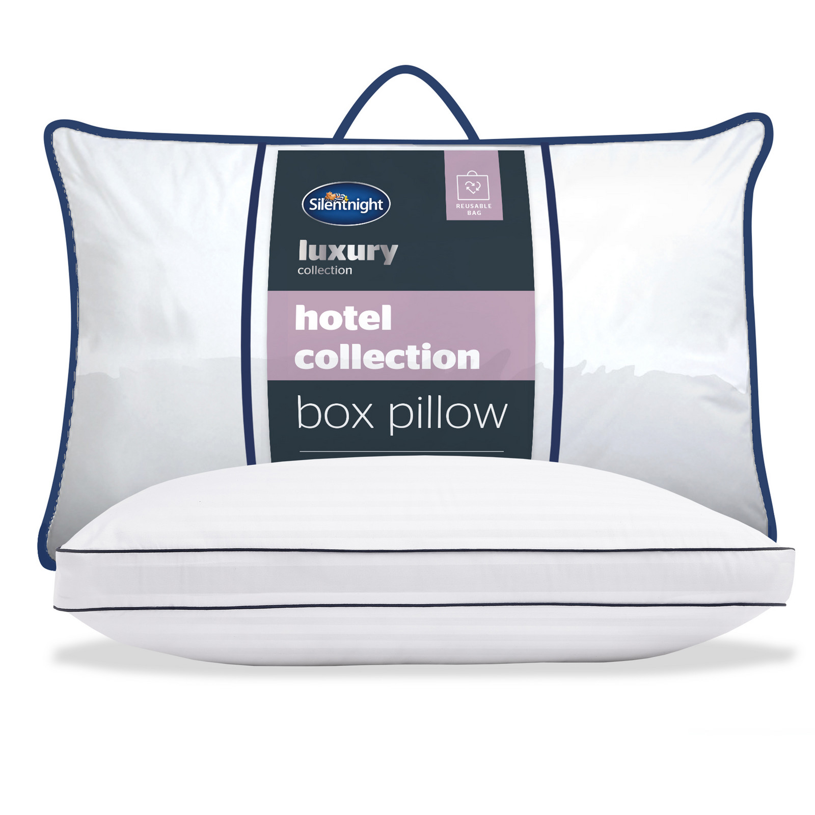 Silentnight Luxury Hotel Collection Box Pack of 4 Pillows