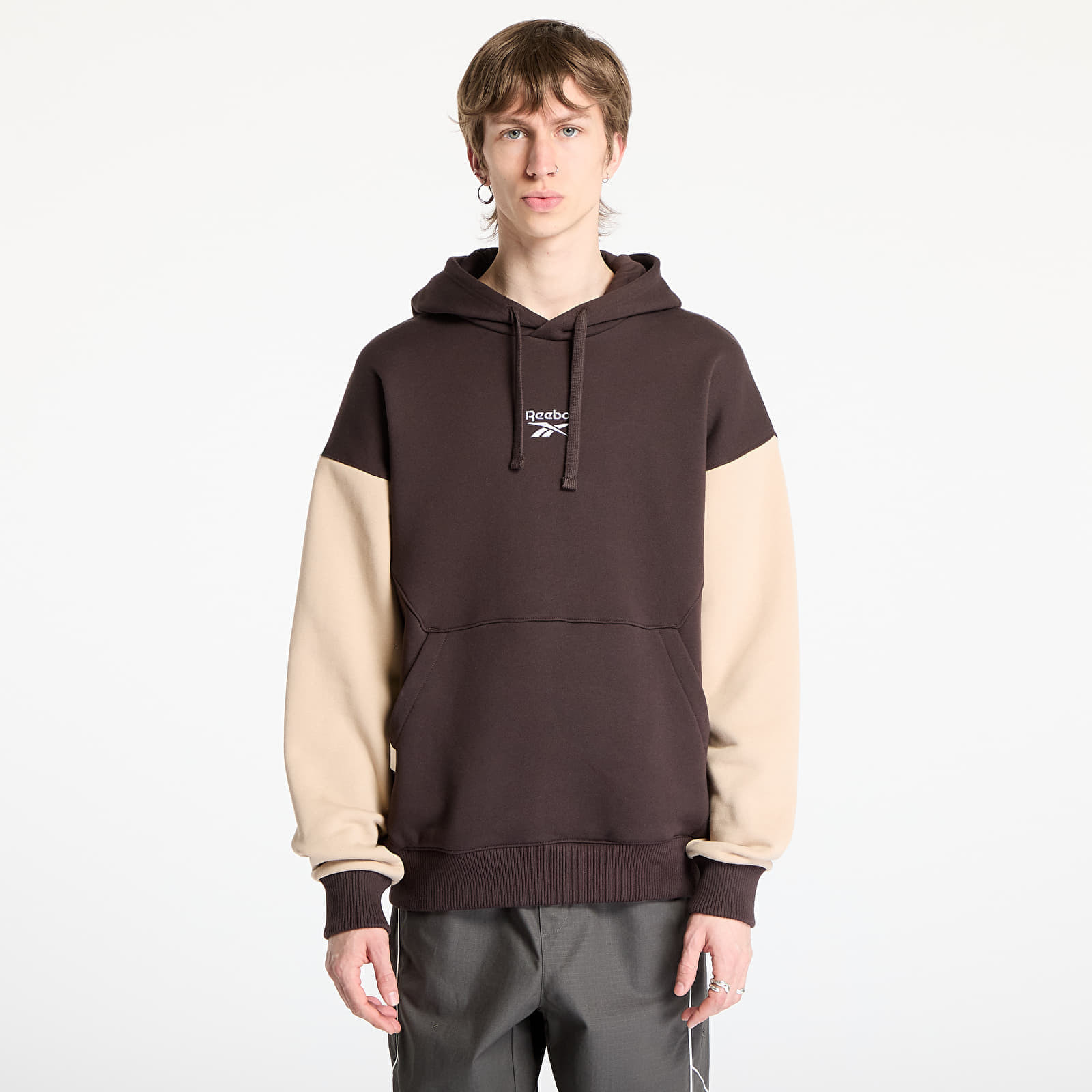 Sweatshirt Reebok Classic French Ter Unearthed Hoodie UNISEX Brown/ Tan L