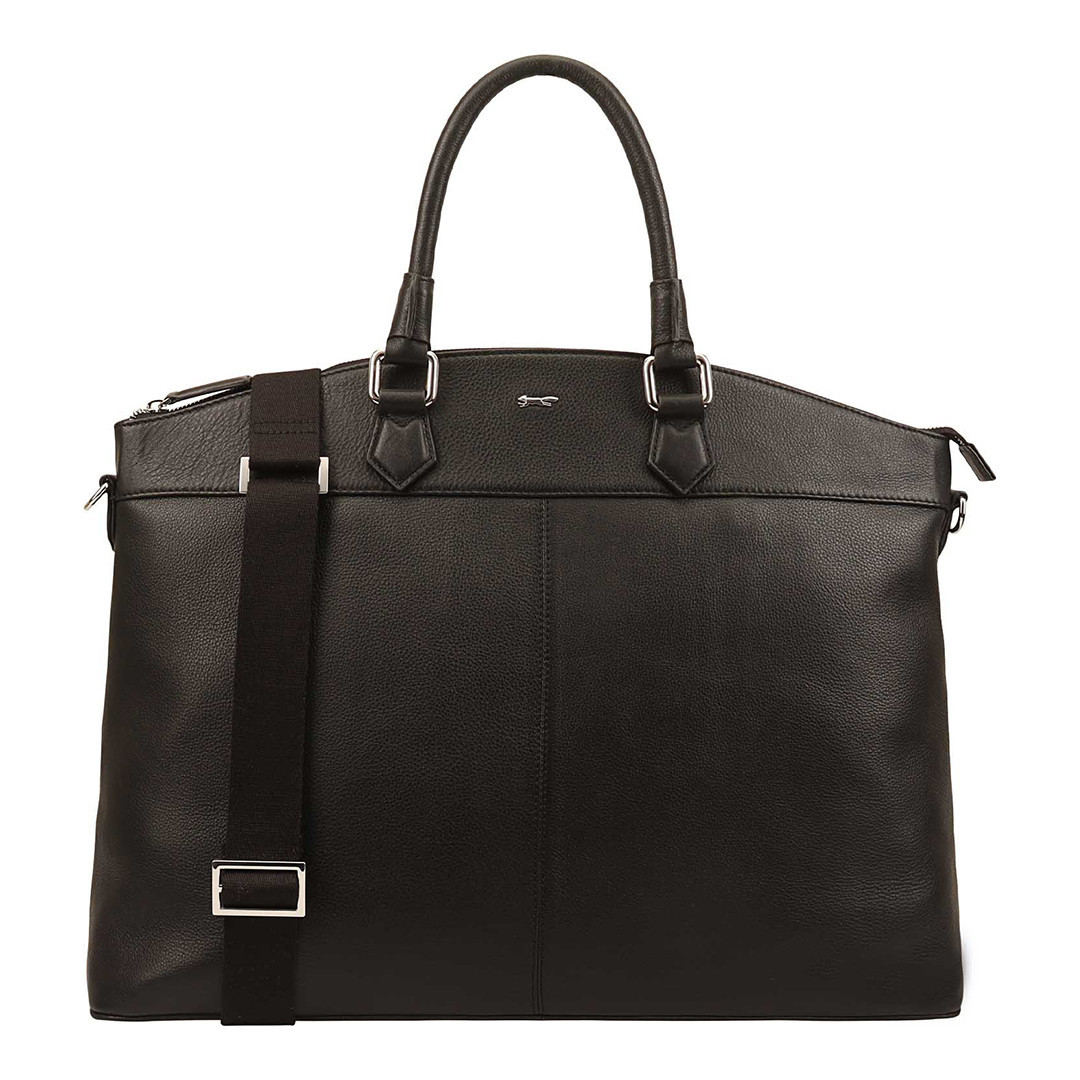 White Malka Holdall Leather Bag