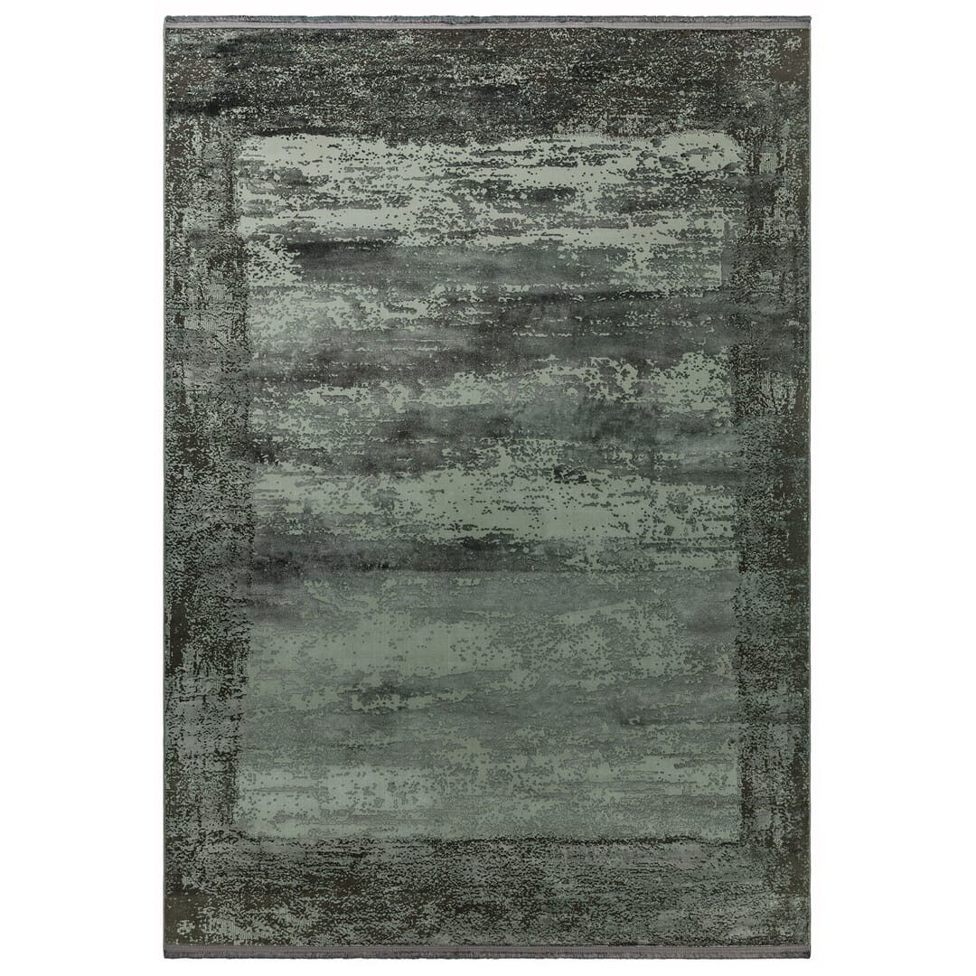 Athera AT03 Anthracite Border Rug 160x230cm