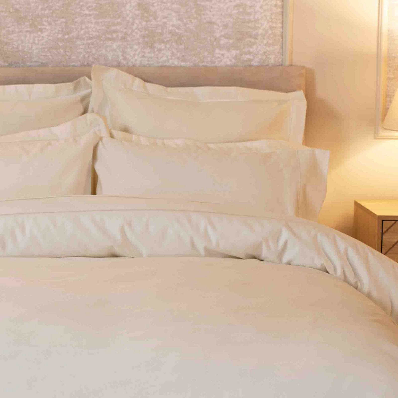 Belledorm 100% Egyptian Cotton 1000TC Duvet Cover Kingsize Ivory